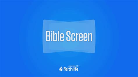 On-Screen Bible: Now on Quick Screen - The Faithlife Blog