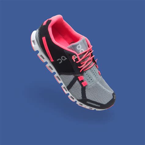 On-cloud running shoes. Road running, energy return, CloudTec®. 33 Colors. $169.99. Cloud 5 Terry. 24/7 comfort, travel, soft-touch fabrics. 8 Colors. $159.99. Born in the Swiss Alps, On running shoes feature the first patented cushioning system which is activated only when you need it - during the landing. 
