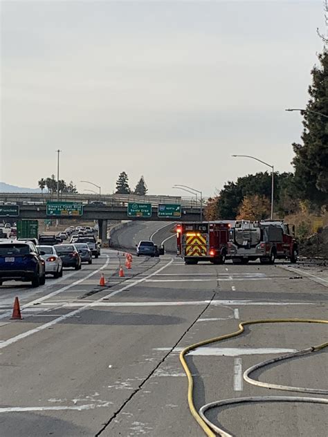 On-ramps of multiple highways in San Jose closed due to fire