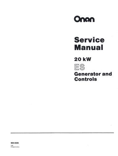 Onan 20kw es generator and controls service manual. - Handbook of slope stabilisation 1st edition.