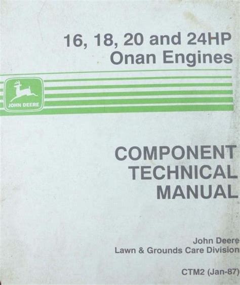 Onan Engine Maintenance Manual