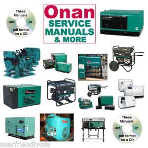 Onan Generator Sales Manuals