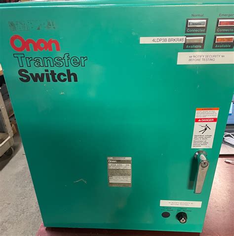 Onan Automatic Transfer Switch Manual Wiring Diagram