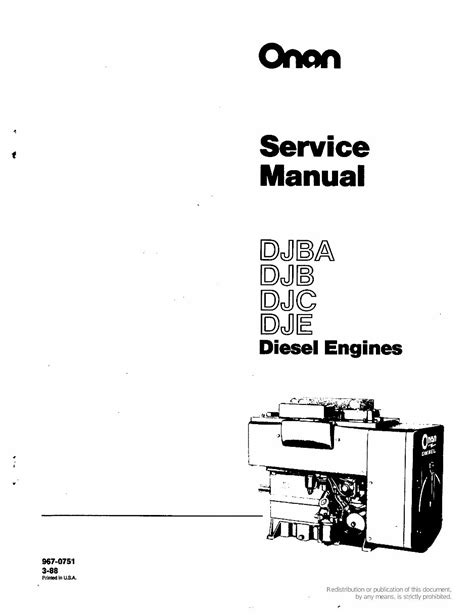 Onan djba djb djc dje diesel engine service repair workshop manual. - Im übrigen bin ich immer völlig allein.