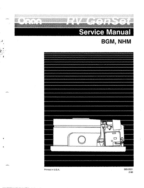 Onan marquis 5 5 bgm series manuals. - Harley davidson job time code manual.