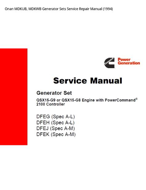Onan mdkub mdkwb generator sets service manual cummins repair book 981 0512. - Drenaggio paracentesi manuale procedura infermieristica interventistica.