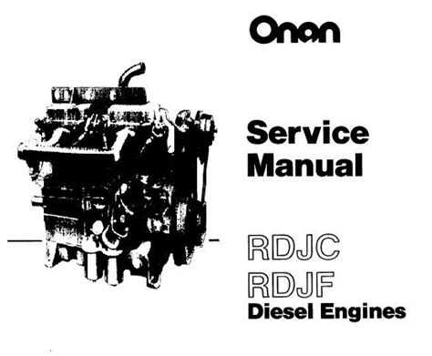 Onan rdjc rdjf series diesel engine service repair workshop manual download. - Paris dans les romans d'émile zola ....