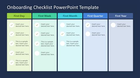 Onboarding Checklist PowerPoint Template & Slides