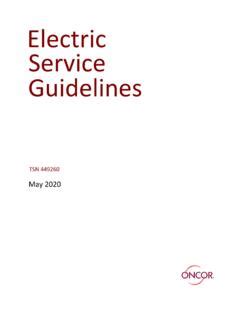 Oncor electric service guidelines 2020.  3.  2.  Complete Electric Serv...