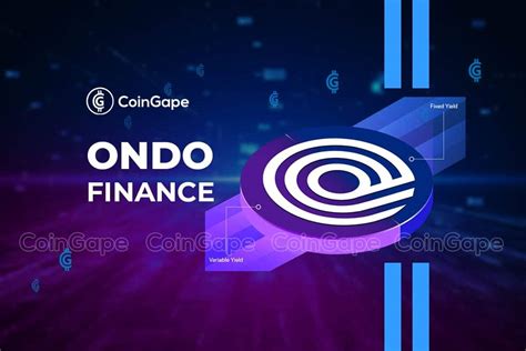 Ondo Finance To Launch OMMF Token Backed By US Dollar