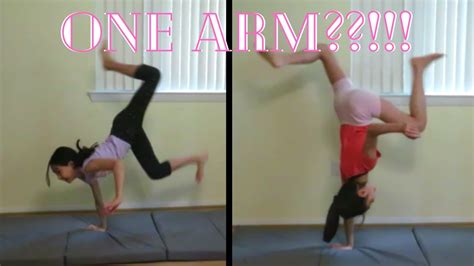 One Arm Gymnastics Challenge - YouTube