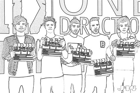 One Direction Coloring Pages Coloring Home