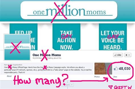 One Million Moms Made Same