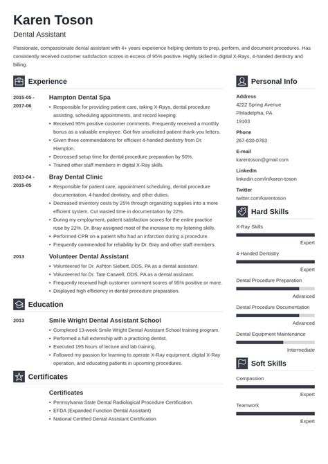 One Page CV Format myPerfectCV