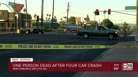 One Pronounced Dead after Two-Vehicle Collision near 27th Avenue [Phoenix, AZ]