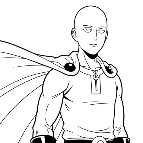 One Punch Man Coloring
