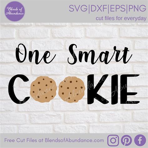 One Smart Cookie Svg - Etsy