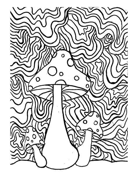 One Step Two Step Trippy Coloring Book Pages