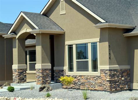 One Story 3br Eifs Home Designs