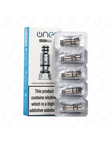 One Vape Golden Ratio Replacement Coils 5PCS, Coils