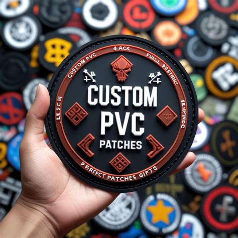 One custom pvc patch.  Choose Up to 12 Colors in One Design Can Be Customized In 2D or 3D De...