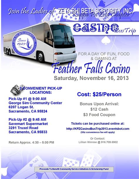One day casino bus trips near me. DJ's Charter Service and Casino Tours has teamed up with LCS Coaches to bring you and your friends to many of the casinos around the area. With many trips planned per month, you're sure to find one that works well for you. You may even enjoy taking part in one of our 1 or 2 night trips. Some of the Casinos we often visit include: 
