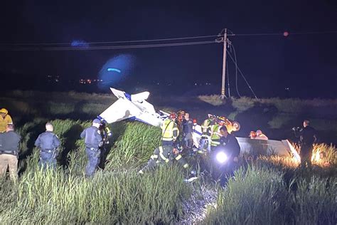 One dead, another critically injured after plane crash at San Rafael Airport