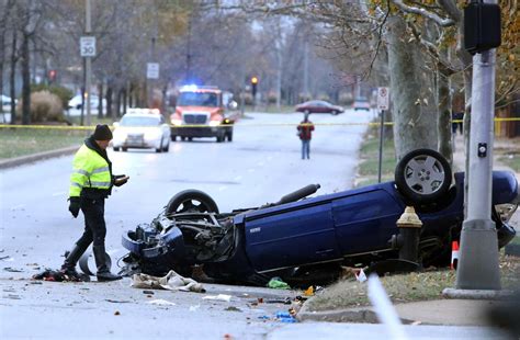 One dead, several hurt after five-vehicle crash in north St. Louis