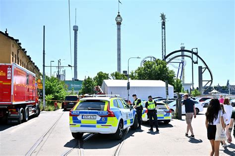 One dead, several injured after riders plunged from a roller coaster in Sweden