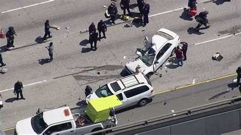 One dead in Oakland after vehicle overturns along I-580