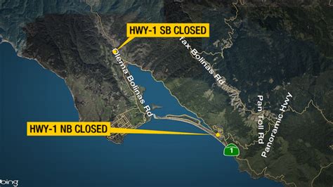 One dead in motorcycle crash on Hwy-1 near Bolinas
