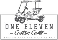 ️Headed to the golf course in this sunny weather? ️Stop by One Eleven Custom Carts to drive on the course in style. ️Custom made and factory carts ready to go.. 