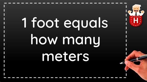 One foot is equal to how many meters? - Quora