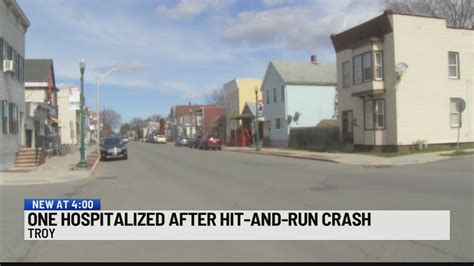One hospitalized after Troy hit-and-run