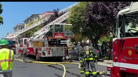 One injured, one displaced in kitchen fire in San Francisco