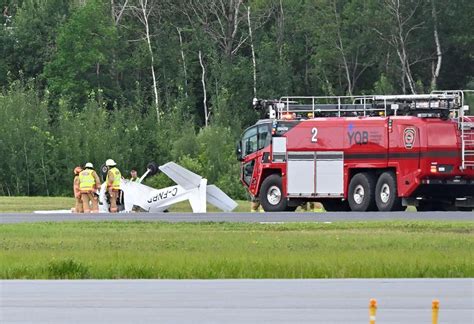 One injured after small plane crashes at Quebec City’s Jean Lesage airport