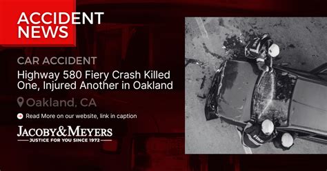 One killed, one badly injured in fiery Oakland freeway collision
