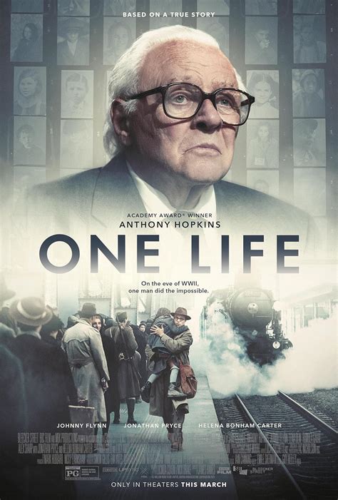 One life. Paperback – 30 Nov. 2023. The book that inspired major motion picture ONE LIFE, starring Sir Anthony Hopkins and Helena Bonham Carter. Sir Nicholas Winton rescued 669 children from Nazi-occupied Czechoslovakia at the brink of World War II. Most never saw their parents again; nearly all left behind were murdered. 