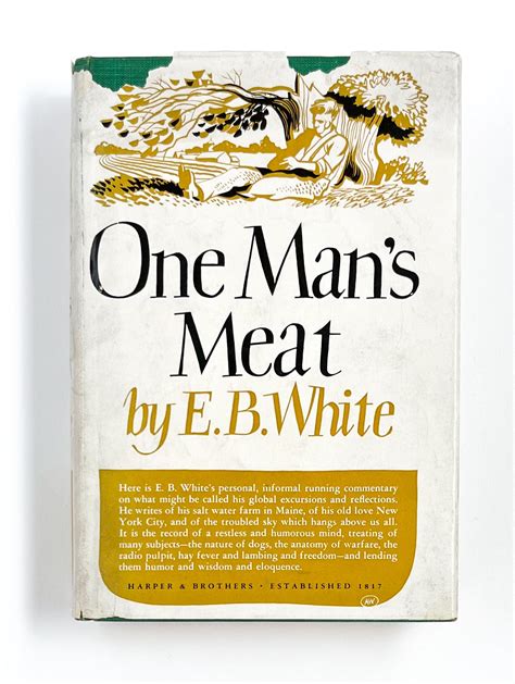 One man s meat by e b white. - Solution manual for quantitative methods business 12th edition.