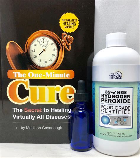 One minute cure. The book claims to have a natural therapy that can cure almost all diseases with hydrogen peroxide, but provides no evidence and contradicts basic science. The author of this article exposes the pseudoscientific and dangerous claims of The One-Minute Cure and warns readers to avoid it. 