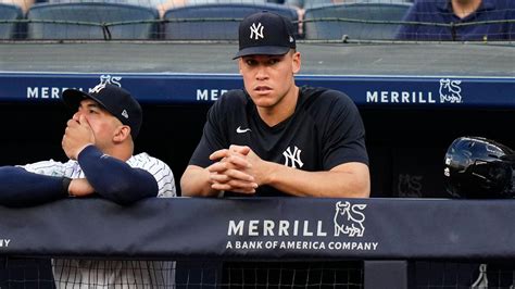One month into toe injury, Aaron Judge begins hitting off a tee but says he’s unable to run