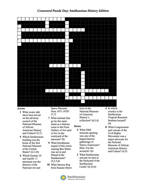 One of the Smithsonian buildings Crossword Clue