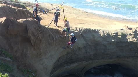 One person rescued from water at Sunset Cliffs