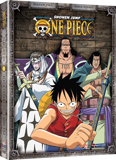 One piece - season 2. The One Piece Season Two Third Voyage basically picks up where the Second Voyage left off in that the Strawhats remain on a mission to deliver the Princess Vivi to her homeland of Alabasta. However, sheer survival is the more immediate goal of this chunk of episodes with Nami fighting an extremely high … 