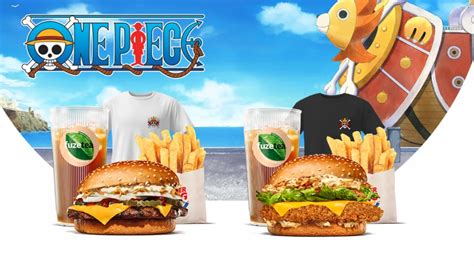 One piece burger king collab. Jan 22, 2024 ... Du 23 janvier au 18 mars 2024, les restaurants Burger King en France se transformeront en véritable terrain de jeu pour les pirates, ... 
