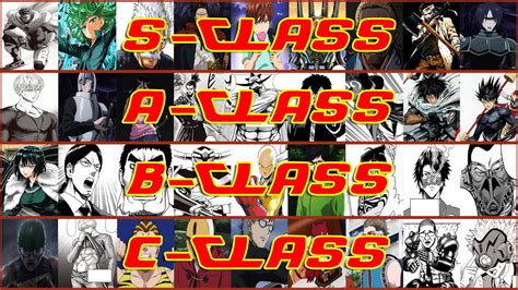 All the S class heroes who were there during the