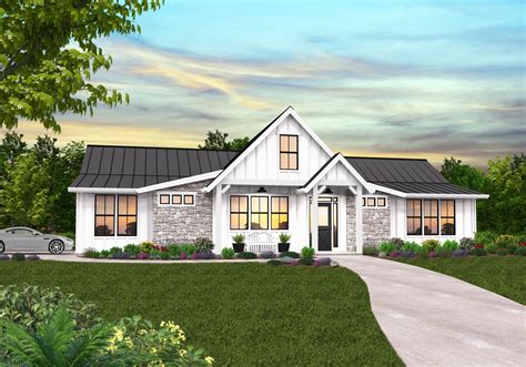 One story farmhouse house plans. Things To Know About One story farmhouse house plans. 
