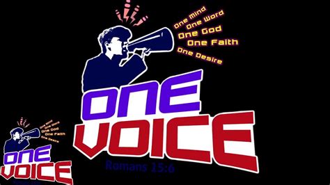 One voice ministries. There is tremendous power in the unity of one voice in prayer. Psalm 133 says ‘where there is unity; there is a COMMANDED blessing of LIFE.’. Unity has great power. This is the reason or one of them, that the enemy attempts to divide, he knows the power in unity. Can you imagine if the church as a whole came together in unity in their prayer? 