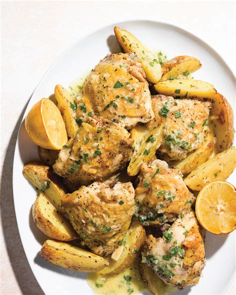 One-pan lemony chicken traybake is the antidote to post-holiday craziness
