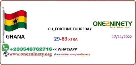 One2ninety - Results for Ghana Pioneer Lotto (7/1/2024).